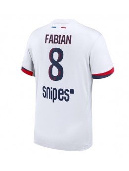 Paris Saint-Germain Fabian Ruiz #8 Replika Borta Kläder 2025-26 Kortärmad